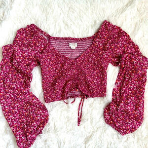 Aeropostale NWT Floral Crop Top Size XS